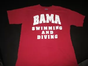 Alabama Crimson Tide - Gildan t-shirt - BAMA SWIMMING AND DIVING - size large - Picture 1 of 3