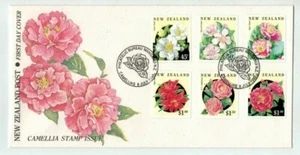 1992 New Zealand Vintage Camellias First Day Cover - Picture 1 of 1
