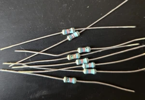 Resistencias axiales de precisión de película metálica 8 piezas 16,2 k ohmios 1/4 W 1 % ~ NUEVO ~ - Imagen 1 de 1