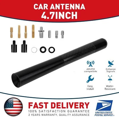 4.7" Black Antenna Mast  Roof Radio AM/FM for FORD FUSION 2006-2020 - Image 1 of 4