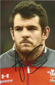 WALES & DRAGONS RUGBY UNION: AARON JARVIS SIGNED 6x4 ACTION PHOTO+COA - Picture 1 of 1
