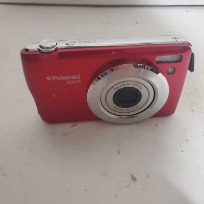 Polaroid iEX29 18MP Optical Zoom Digital Camera - Red - FOR PARTS - Image 1 of 4
