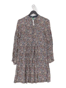 United Colors Of Benetton Women's Midi Dress XS Multi Viscose with Wool A-Line - Picture 1 of 6
