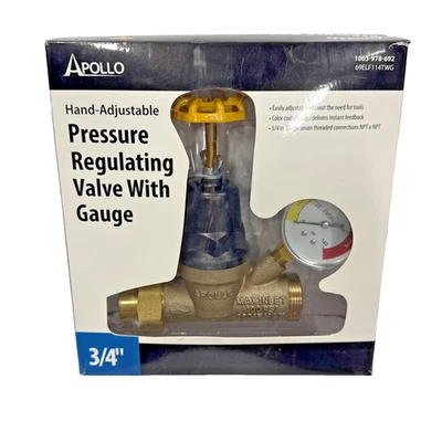Apollo 69ELF114TWG Pressure Reducing Valve with Gauge - Image 1 of 4