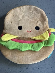 PLUSH Squishmallows 8" Carl the Cheese Burger Soft Zip Pouch Case School Mini - Picture 1 of 5