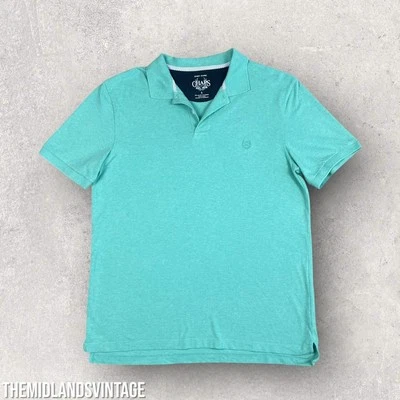 Vintage chaps polo shirt mens L light blue teal short sleeve Chaps Ralph Lauren - Image 1 of 4