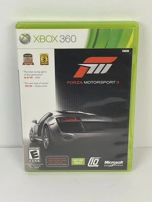 Forza Motorsport 3 Microsoft Xbox 360 Complete In Box With Manual CIB - Image 1 of 4