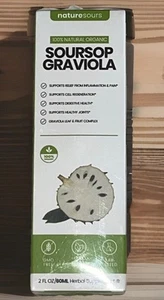 Pure Organic Soursop Extract, Soursop Graviola Liquid Drops 60ml, SEALED NEW! - Picture 1 of 4