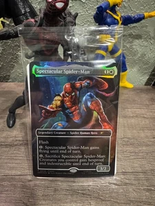 Magic The Gathering MTG Marvel Legends Spectacular Spider-Man Promo Card Sealed - Picture 1 of 2
