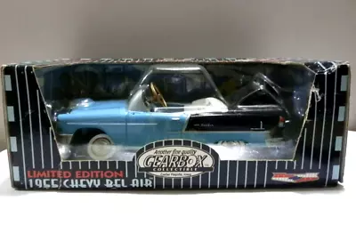 Gearbox Extra Heavy Die-Cast 1/24 Baby Blue 1955 Chevy Bel Air Pedal Car - Image 1 of 4