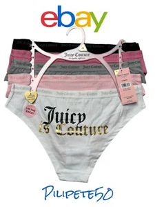 Juicy  Couture Women's Cute & Curvy Bikini NO PANTY LINES~5 Pc Set~LARGE~JC8121 - Picture 1 of 8