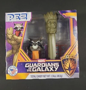 PEZ Guardianes de la Galaxia Mini Vástago Cohete y Groot Regular Juego Doble Caja - Imagen 1 de 5