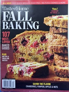Taste Of Home Magazine Fall Baking 107 Best Loved Baked Goods - Picture 1 of 1