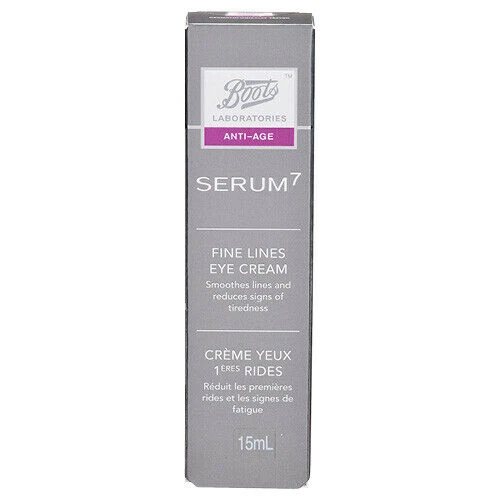 Crema para ojos Boots Laboratories Serum 7 líneas finas reduce los signos de cansancio 15 ml Foto 1 de 1