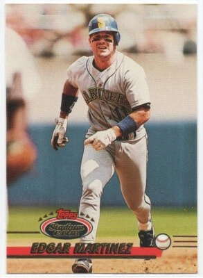 Edgar Martinez 1993 Stadium Club #331  Seattle Mariners  Hall of Fame  #1 - Image 1 of 2