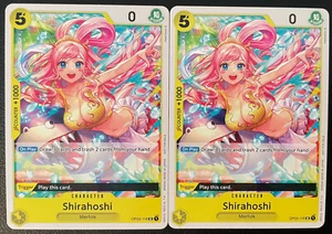 2x Shirahoshi OP03-116 Promo Tournament Pack Vol.6 One Piece Card Game English - Picture 1 of 1