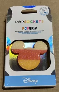 DISNEY Popsockets Popgrip Mickey Mouse In Candy Corn Colors-New In Damaged Box - Picture 1 of 9