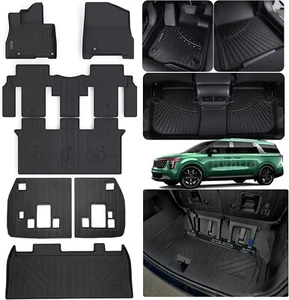 Alfombrillas de revestimiento y respaldo LJWAITO para 2025 KIA Carnival versión híbrida - Imagen 1 de 6
