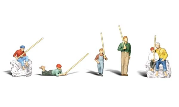 Woodland Scenics 1878 HO Scale Gone Fishing - Image 1 of 1