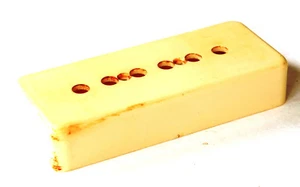 Aged P90 Pickup Cover Bone White GuitarSlinger Parts Fits Gibson Les Paul - Bild 1 von 4