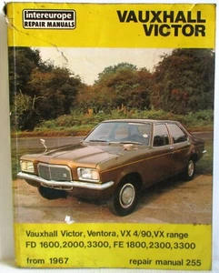 Intereurope - Gama Vauxhall Victor Ventora / desde 1967 / Manual de reparación 208 - Imagen 1 de 6