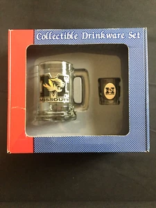 Missouri University, MIZZOU Tiger Trinkgeschirr Set Stein / Becher, Schnapsglas Neu im Karton - Bild 1 von 5