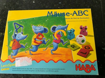 Haba 4562, Mäuse ABC, komplett, wie neu, - Bild 1 von 4