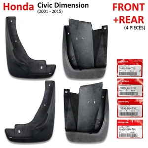 Front Rear Mud Splash Guard For Honda Civic Dimension Sedan 2001 2005 - Bild 1 von 11