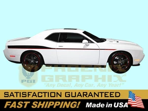 2013 2014 Challenger Rallye Redline Stripes 2Color fits 2008 2009 2010 2011 2012 - Picture 1 of 1