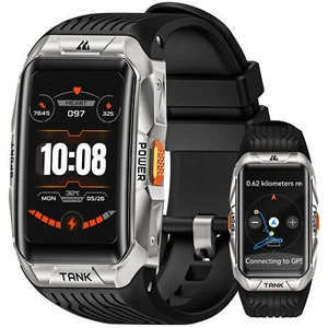 KOSPET Military GPS Smart Watch Men Rugged Tactical Fitness Tracker Call /Dial - Picture 1 of 9