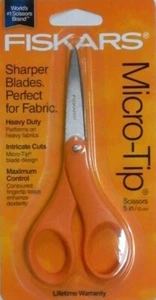 Fiskars 74907097J 5" Micro-tip Heavy Duty Scissors Stainless Steel Blades - Picture 1 of 2