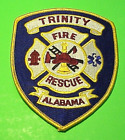 TRINITY  ALABAMA  AL  FIRE / RESCUE  5"  FIRE DEPT  PATCH  FREE SHIPPING!!!