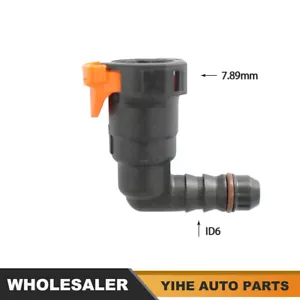 7.89mm-ID6 Fuel Line Quick Connector Car Pipe Fittings Fuel Quick Connector - Picture 1 of 3