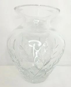 Royal Doulton Cristal Crystal Stoke-on-Trent 8 Inch tall Greek Park Place Vase - Picture 1 of 11
