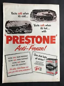 1950 Vintage Ad for Prestone Anti-Freeze - Picture 1 of 1