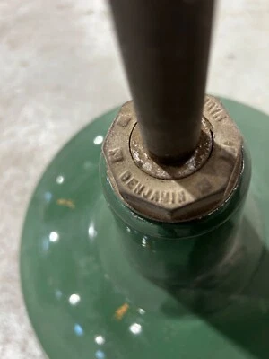 Antique American Benjamin Industrial Green Enameled Factory 18” Pendant Light - Image 1 of 4