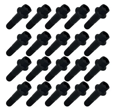 20 Radschrauben M14x1,5mm MERCEDES W213 C257 H247 W/X166 C292 W222 W223 Schwarz - Bild 1 von 2