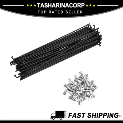 Pieza Universal de 36 Radios Bicicleta Bicicleta 14G 155MM Radios Bicicleta Montaña Negro Foto 1 de 4