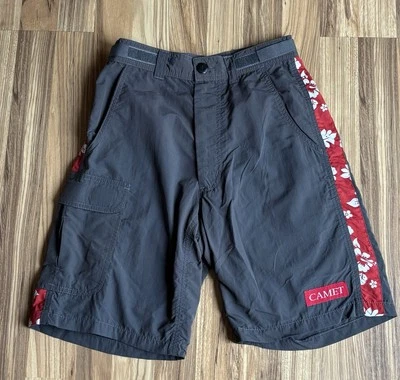 Pantalones Cortos Camet International Gris Naranja Floral con Acolchado Marinero Para Hombre Talla 26 Foto 1 de 4