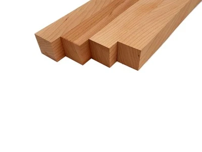 BARRINGTON HARDWOODS Cherry Lumber Square Turning Blanks 1.5 X 1.5 (4pc) (1.5 X 1.5 X 36)