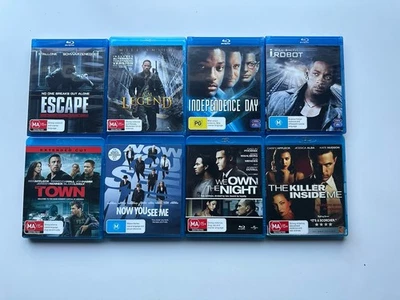 Thriller 8 Bundle Movie Blu Ray - Will Smith, Ben Affleck, Mark Wahlberg, Alba - image 1 of 4