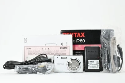 PENTAX Optio P80 weiß kompakte Digitalkamera 12 MP getestet japanischer... - Bild 1 von 4