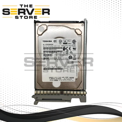 Toshiba 600GB 10K RPM 12Gb/s 2.5" SAS Hard Drive HDEBL04JAA51 AL15SEB060N - Image 1 of 4