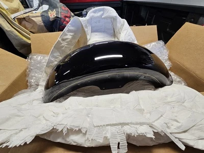 2005 Harley Davidson Fat Boy 15º Aniversário NOS Front Fender Preto FLSTFISE - Imagem 1 de 4