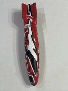 Swimways Toypedo Red White Black Bomber 11.5” - Picture 1 of 3