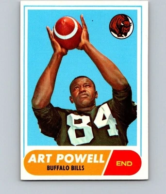 1968 TOPPS FOOTBALL #71 ART POWELL                                   NRMT SA - Image 1 of 2