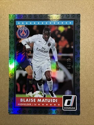 2015 Panini Donruss - Blaise Matuidi #57 Green Soccer Ball /25 - Image 1 of 2