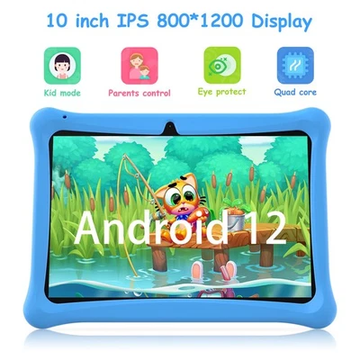 SGIN Kids Tablet 10 Zoll HD Android 12, 2GB+64GB für Kinder zum Spielen Blau - Bild 1 von 4