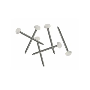 DECRODOME PASADORES SUPERIORES DE POLIETILENO PARA VENTANA DE CARAVANA TAPA DE PLÁSTICO BLANCO 25mm PACK DE 50 - Imagen 1 de 1