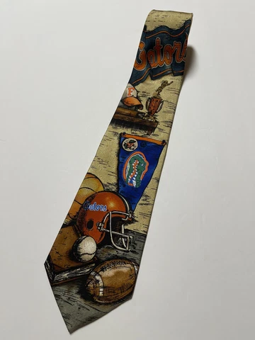 NWT Eagles Wings University of Florida Gators Nostalgia Men’s Neck Tie 100% Silk Cover